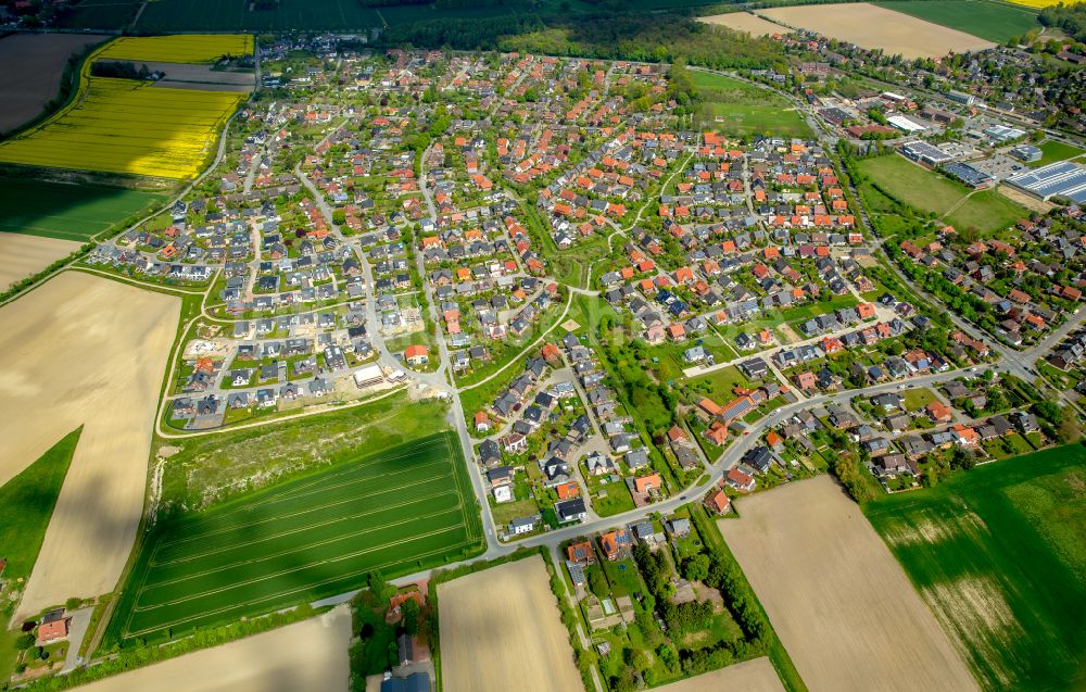 Drensteinfurt von oben - Wohngebiet am Feldrand in Drensteinfurt im Bundesland Nordrhein-Westfalen, Deutschland