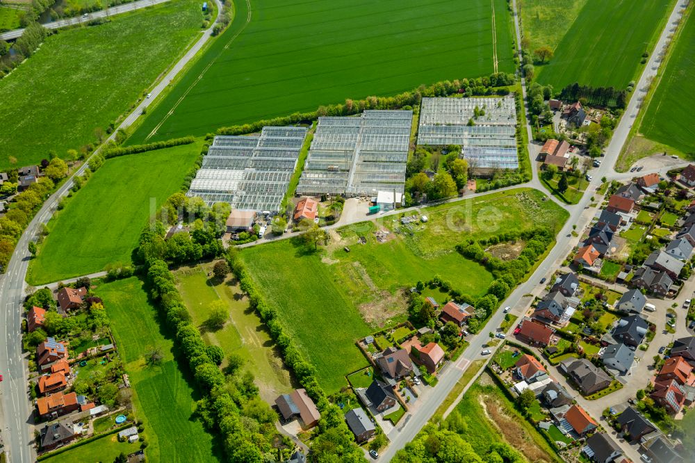 Luftbild Drensteinfurt - Wohngebiet am Feldrand in Drensteinfurt im Bundesland Nordrhein-Westfalen, Deutschland