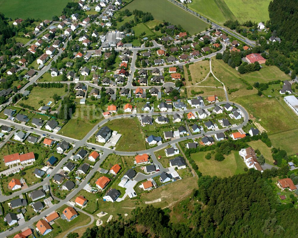 Luftaufnahme Jägersruh - Wohngebiet am Feldrand in Jägersruh im Bundesland Bayern, Deutschland