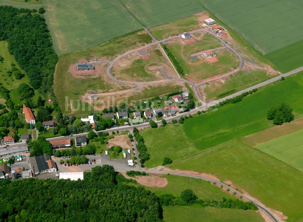 Winnweiler von oben - Wohngebiet am Feldrand in Winnweiler im Bundesland Rheinland-Pfalz, Deutschland