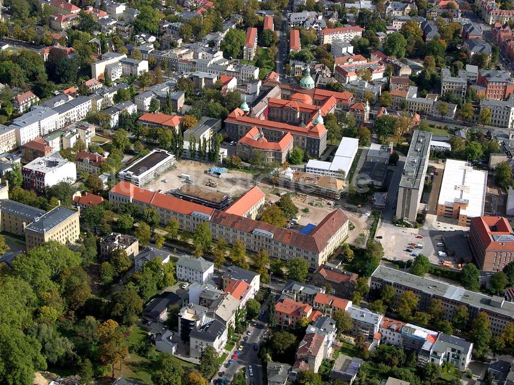 Potsdam aus der Vogelperspektive: Wohngebiet in der Friedrich-Ebert Straße