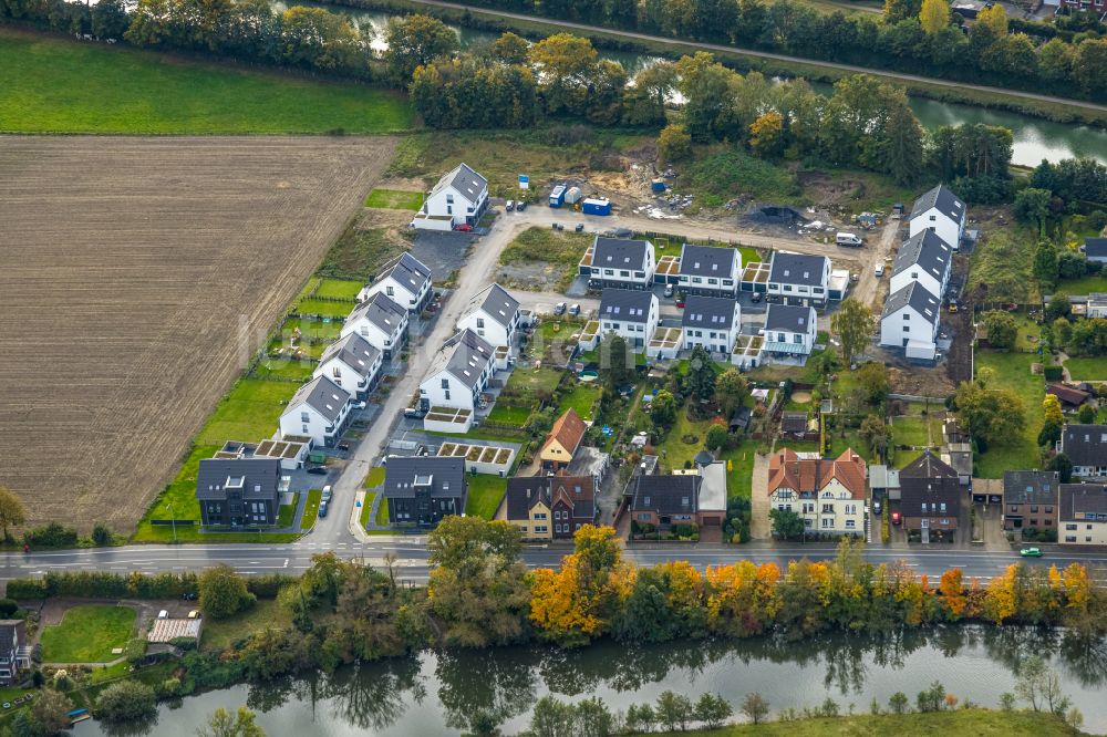 Luftaufnahme Hamm - Wohngebiet Friedrichsfeld im Ortsteil Heessen in Hamm im Bundesland Nordrhein-Westfalen, Deutschland