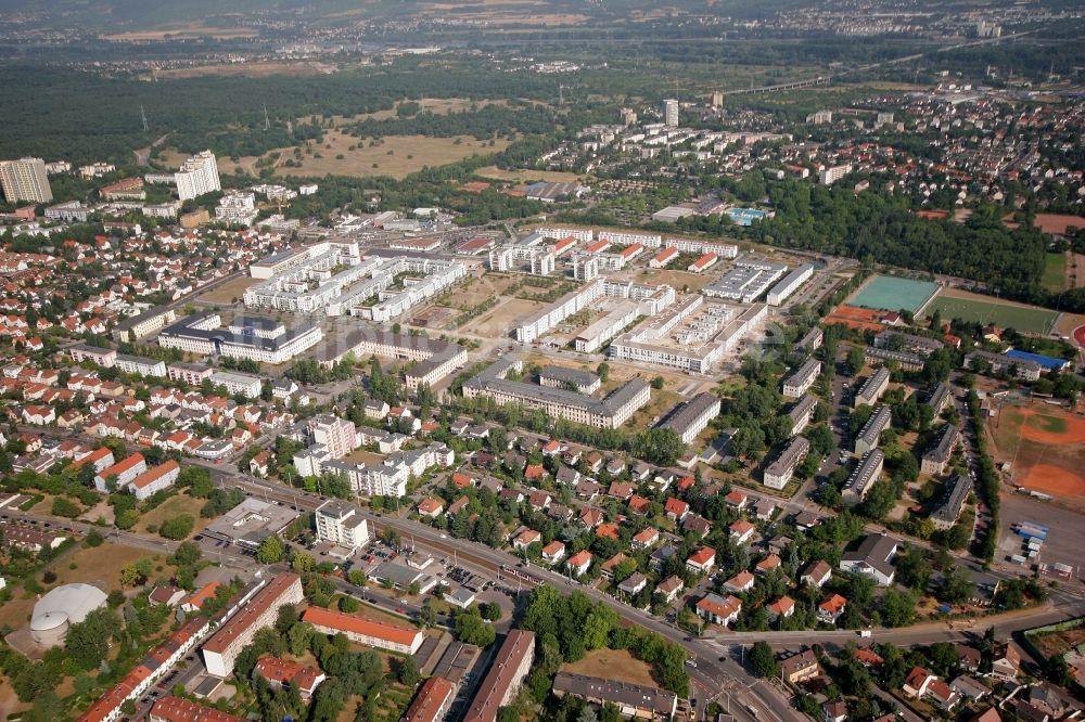 Mainz aus der Vogelperspektive: Wohngebiet Gonsenheimer Sand im Stadtteil Gonsenheim in Mainz im Bundesland Rheinland-Pfalz