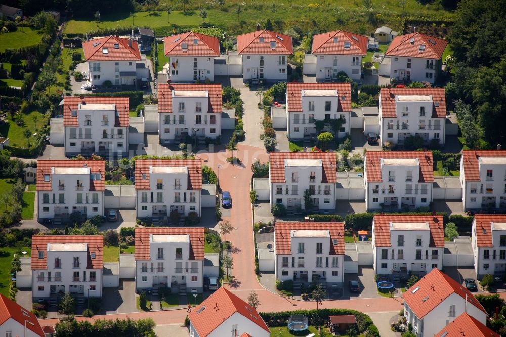 Hattingen von oben - Wohngebiet in Hattingen im Bundesland Nordrhein-Westfalen