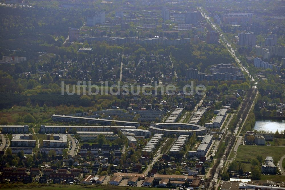 Luftbild Falkensee - Wohngebiet der Herlitzsiedlung an der Spandauer Straße / Horkheimerstraße in Falkensee im Bundesland Brandenburg