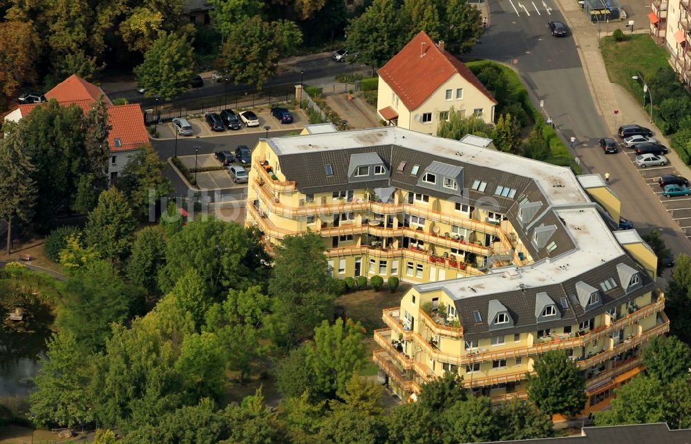 Luftbild Bad Langensalza - Wohngebiet am Illebener Weg in Thüringen 