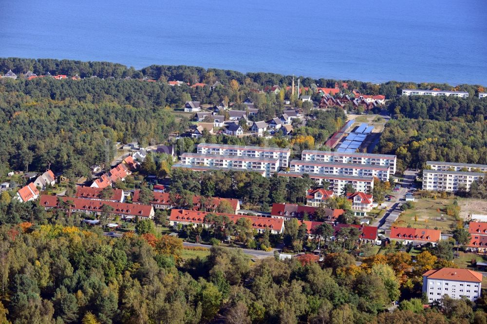 Luftaufnahme Karlshagen - Wohngebiet in Karlshagen im Bundesland Mecklenburg-Vorpommern