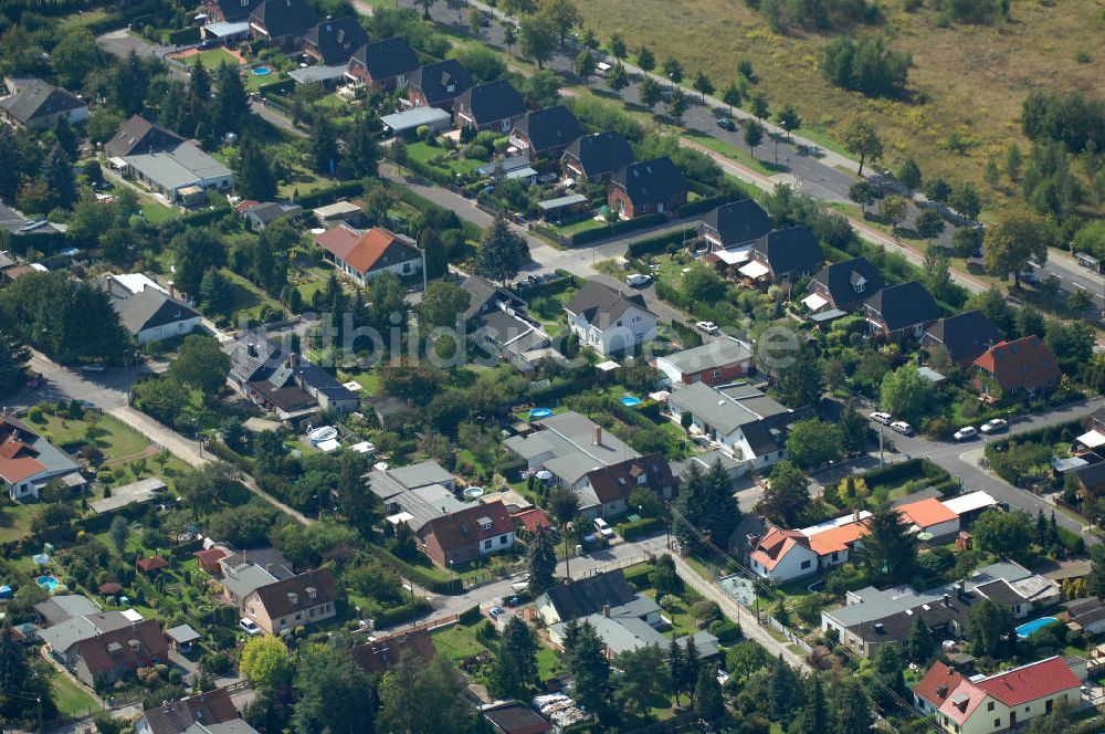 Luftbild Berlin - Wohngebiet Karow in Berlin