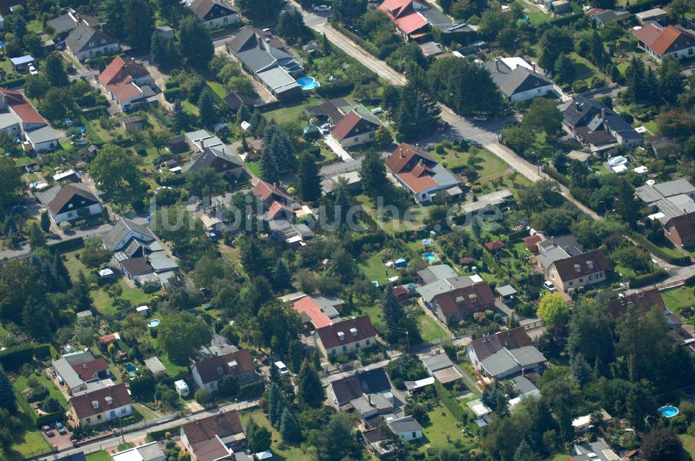 Berlin von oben - Wohngebiet Karow in Berlin