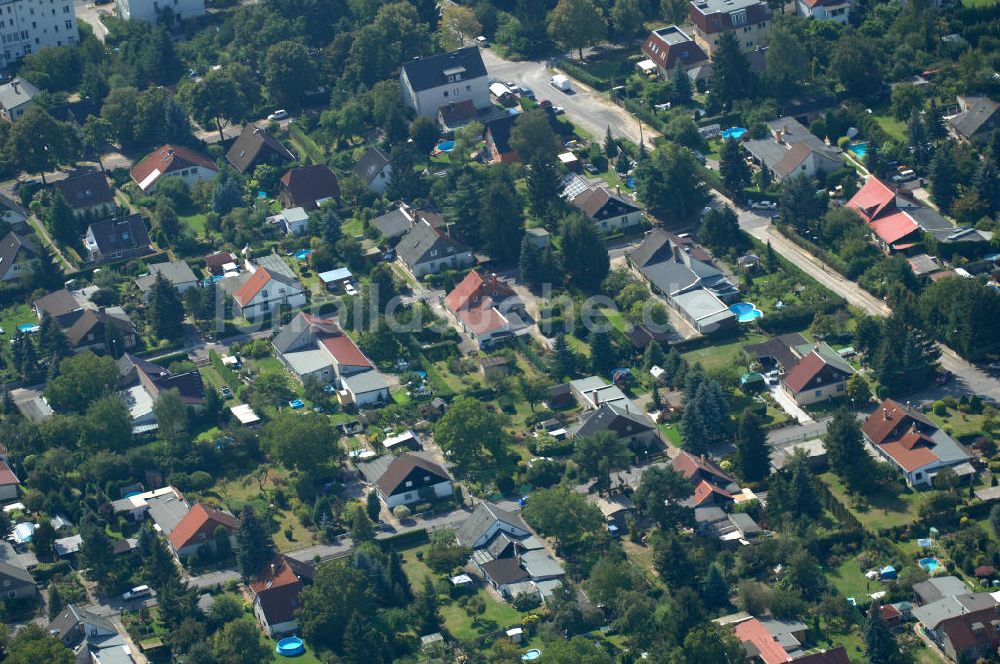 Berlin aus der Vogelperspektive: Wohngebiet Karow in Berlin