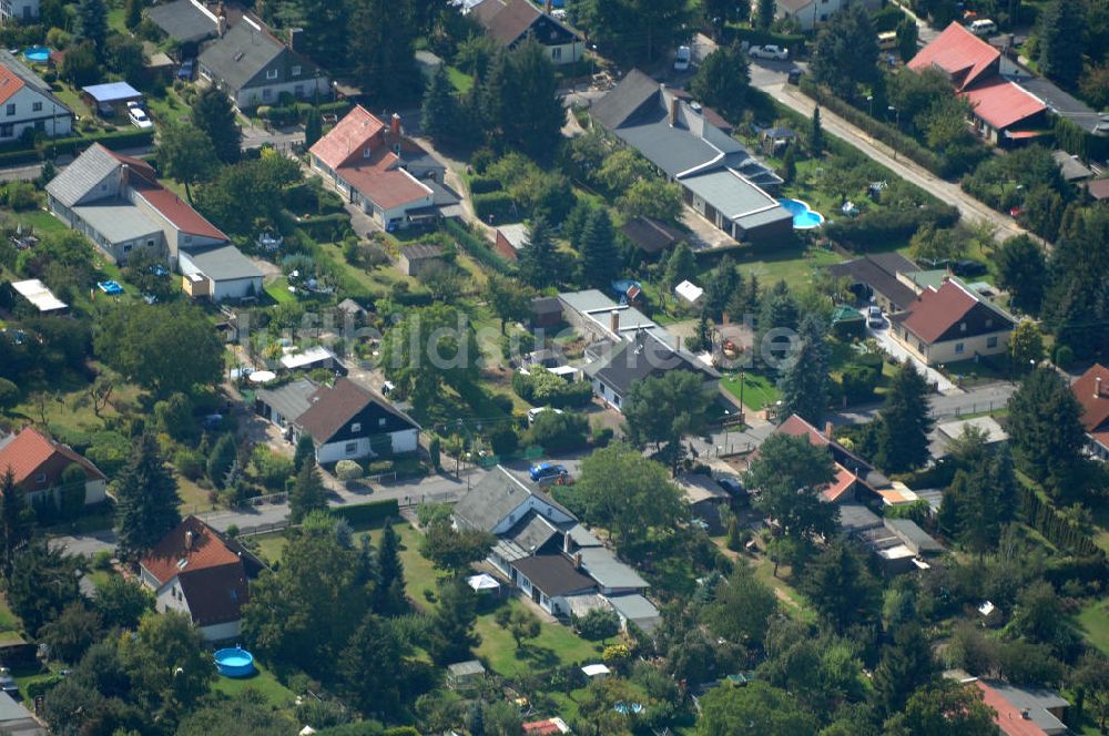 Luftbild Berlin - Wohngebiet Karow in Berlin