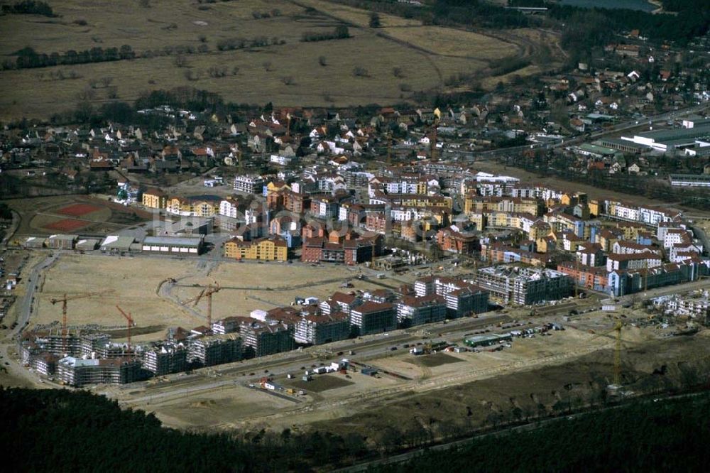 Luftbild Potsdam - Drewitz / Kirchsteigfeld - 12.02.95 Wohngebiet am Kirchsteigfeld in Potsdam - Drewitz.