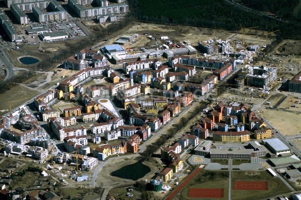 Luftbild Potsdam - Drewitz / Kirchsteigfeld - 12.02.95 Wohngebiet am Kirchsteigfeld in Potsdam - Drewitz.