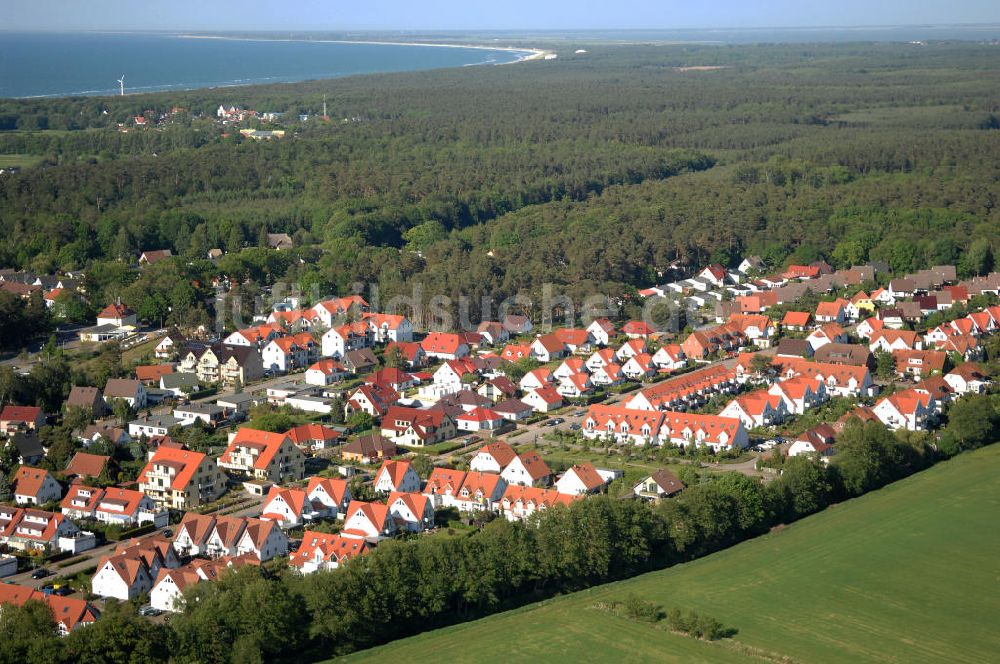 Luftbild Graal-Müritz - Wohngebiet Koppenheide der HAWO Bauträger KG in unmittelbarer Strandnähe im Ostseeheilbad Graal-Müritz