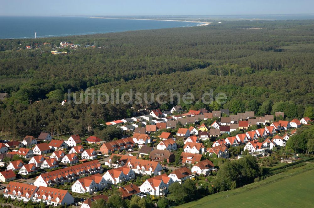 Luftbild Graal-Müritz - Wohngebiet Koppenheide der HAWO Bauträger KG in unmittelbarer Strandnähe im Ostseeheilbad Graal-Müritz