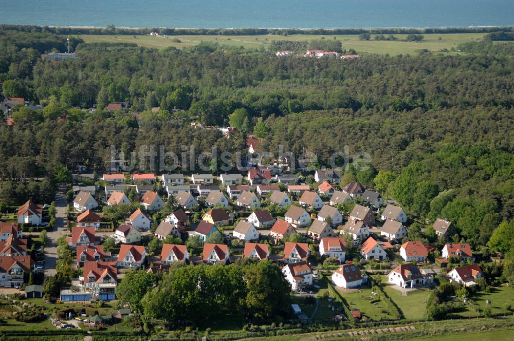 Luftbild Graal-Müritz - Wohngebiet Koppenheide der HAWO Bauträger KG in unmittelbarer Strandnähe im Ostseeheilbad Graal-Müritz