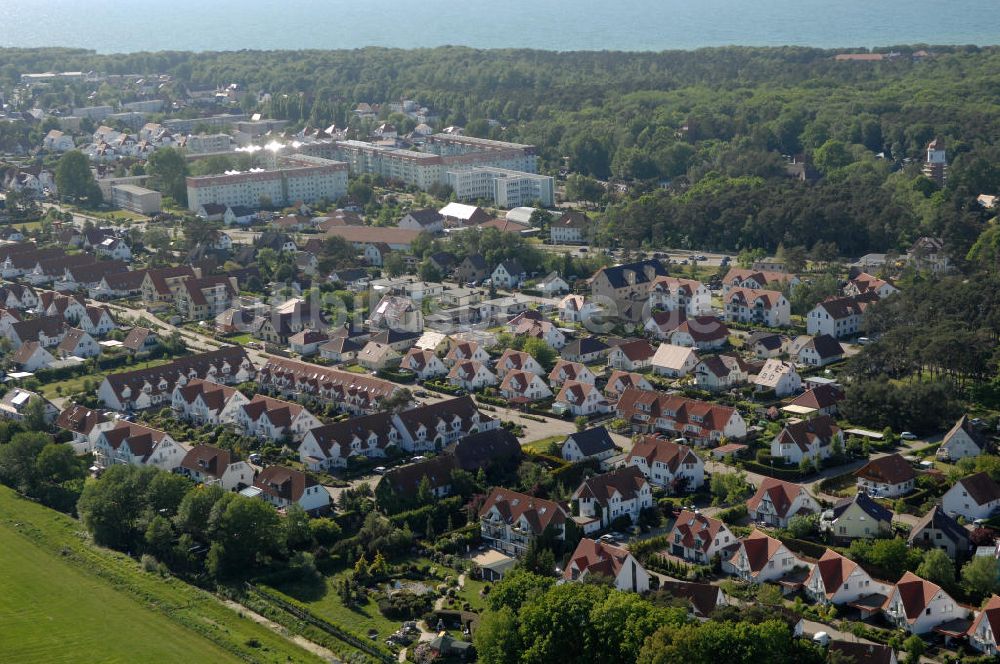 Graal-Müritz aus der Vogelperspektive: Wohngebiet Koppenheide der HAWO Bauträger KG in unmittelbarer Strandnähe im Ostseeheilbad Graal-Müritz