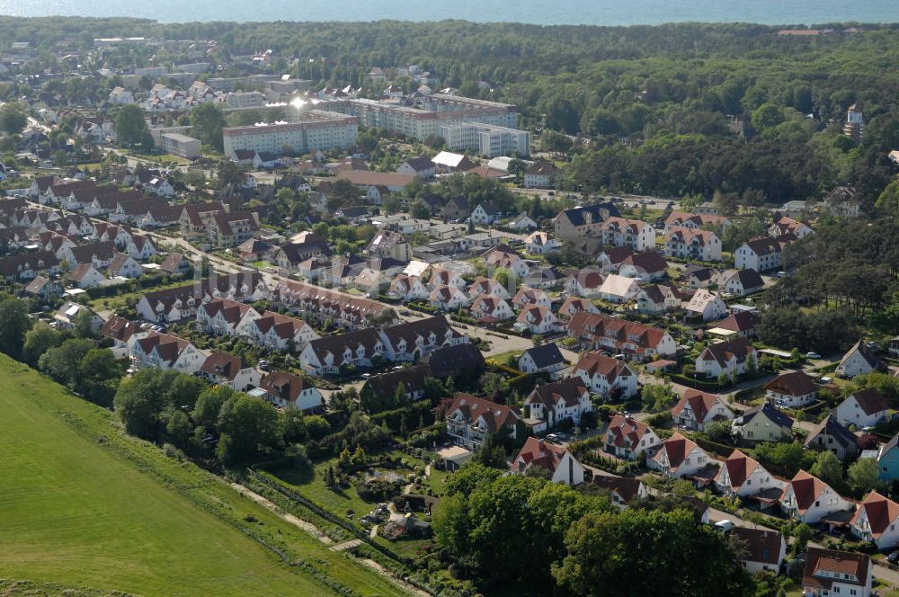 Luftbild Graal-Müritz - Wohngebiet Koppenheide der HAWO Bauträger KG in unmittelbarer Strandnähe im Ostseeheilbad Graal-Müritz