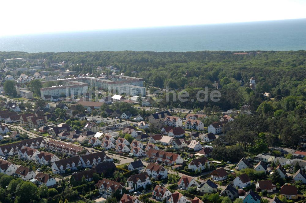 Luftaufnahme Graal-Müritz - Wohngebiet Koppenheide der HAWO Bauträger KG in unmittelbarer Strandnähe im Ostseeheilbad Graal-Müritz