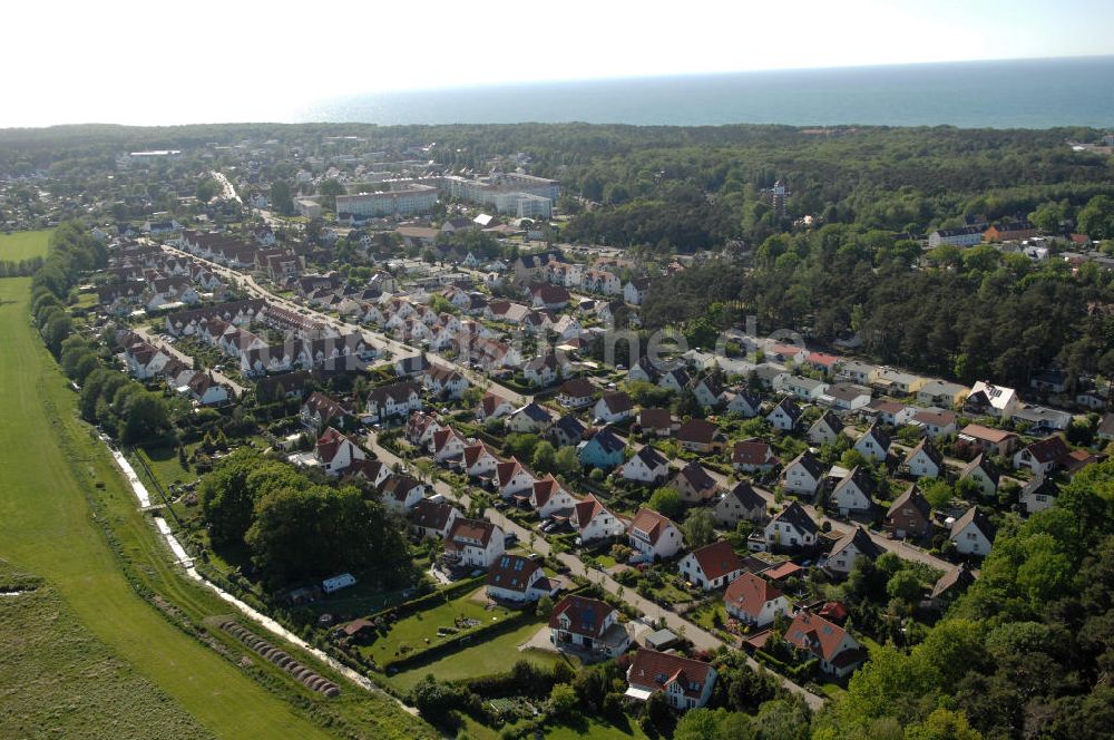 Luftbild Graal-Müritz - Wohngebiet Koppenheide der HAWO Bauträger KG in unmittelbarer Strandnähe im Ostseeheilbad Graal-Müritz