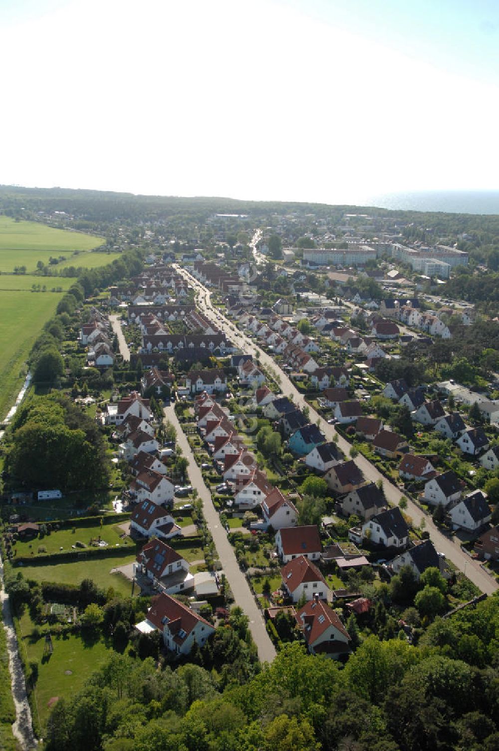 Luftbild Graal-Müritz - Wohngebiet Koppenheide der HAWO Bauträger KG in unmittelbarer Strandnähe im Ostseeheilbad Graal-Müritz