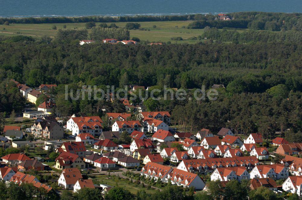 Luftbild Graal-Müritz - Wohngebiet Koppenheide der HAWO Bauträger KG in unmittelbarer Strandnähe im Ostseeheilbad Graal-Müritz