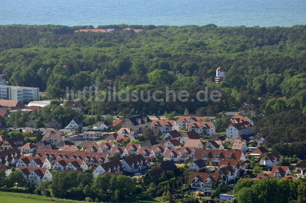 Luftbild Graal-Müritz - Wohngebiet Koppenheide der HAWO Bauträger KG in unmittelbarer Strandnähe im Ostseeheilbad Graal-Müritz