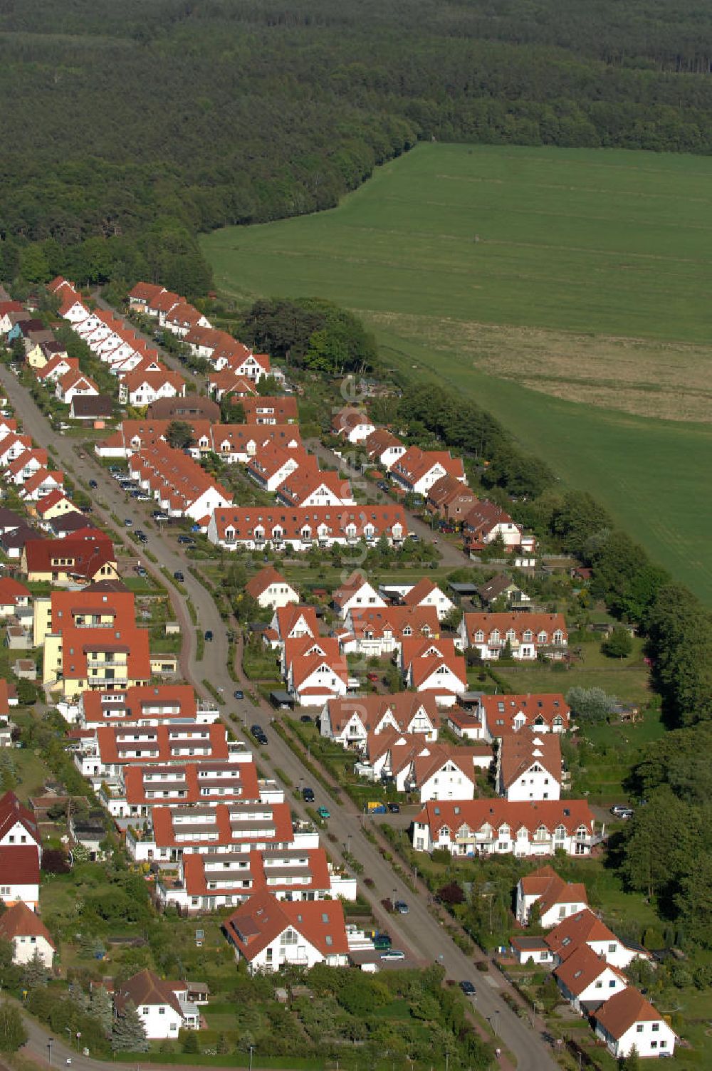 Luftbild Graal-Müritz - Wohngebiet Koppenheide der HAWO Bauträger KG in unmittelbarer Strandnähe im Ostseeheilbad Graal-Müritz