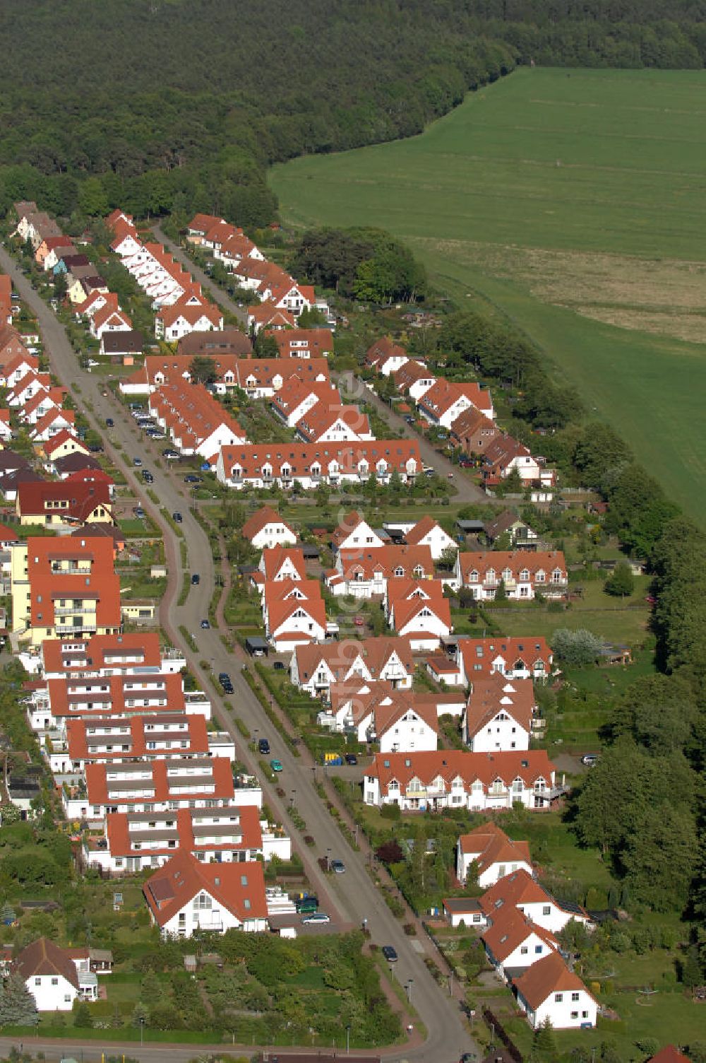 Luftaufnahme Graal-Müritz - Wohngebiet Koppenheide der HAWO Bauträger KG in unmittelbarer Strandnähe im Ostseeheilbad Graal-Müritz