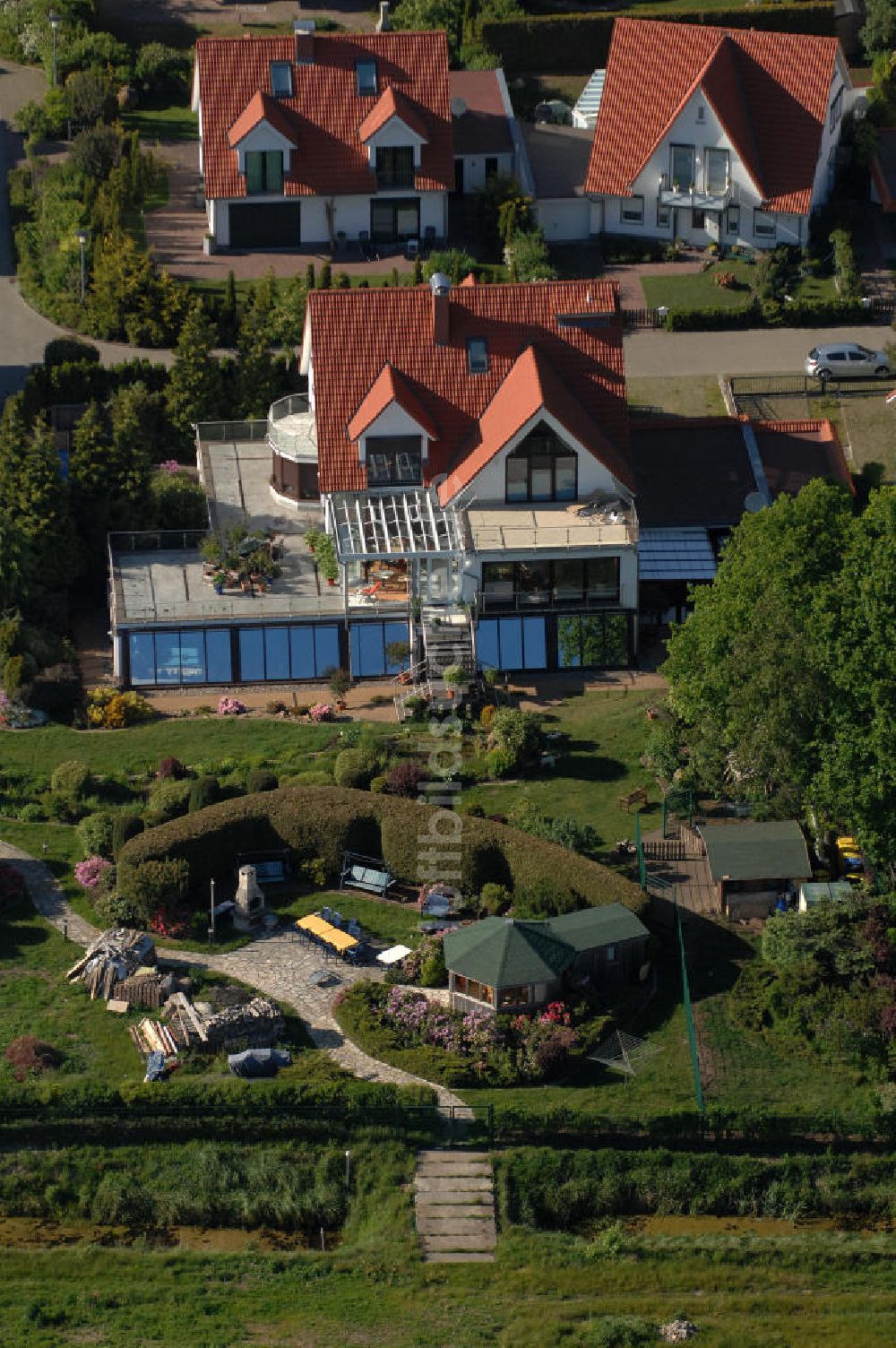 Graal-Müritz aus der Vogelperspektive: Wohngebiet Koppenheide der HAWO Bauträger KG in unmittelbarer Strandnähe im Ostseeheilbad Graal-Müritz