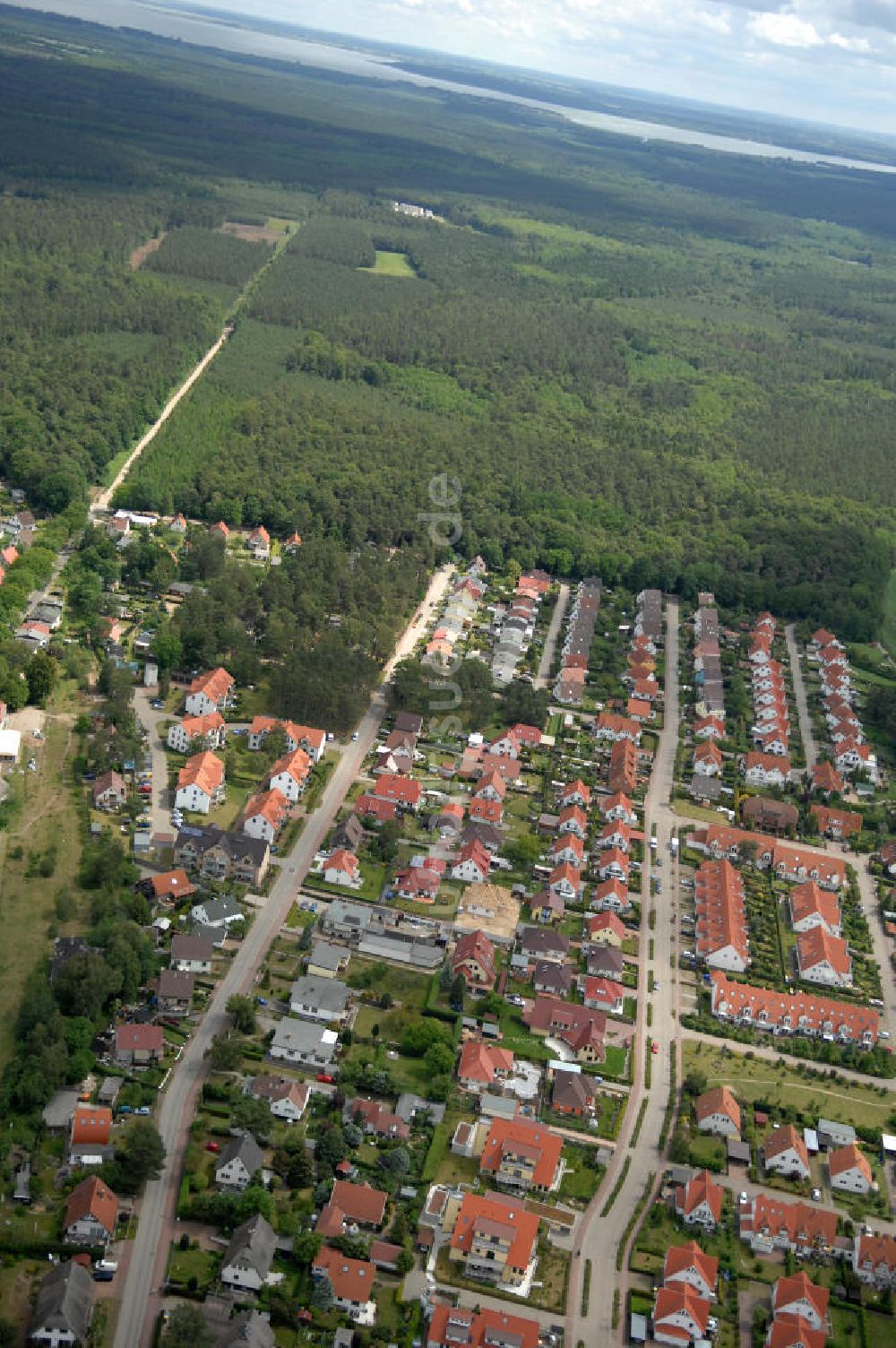 Luftbild Ostseebad Graal-Müritz - Wohngebiet Koppenheide der HAWO Bauträger KG in unmittelbarer Strandnähe im Ostseeheilbad Graal-Müritz