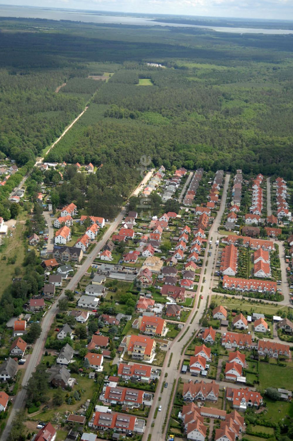 Luftaufnahme Ostseebad Graal-Müritz - Wohngebiet Koppenheide der HAWO Bauträger KG in unmittelbarer Strandnähe im Ostseeheilbad Graal-Müritz