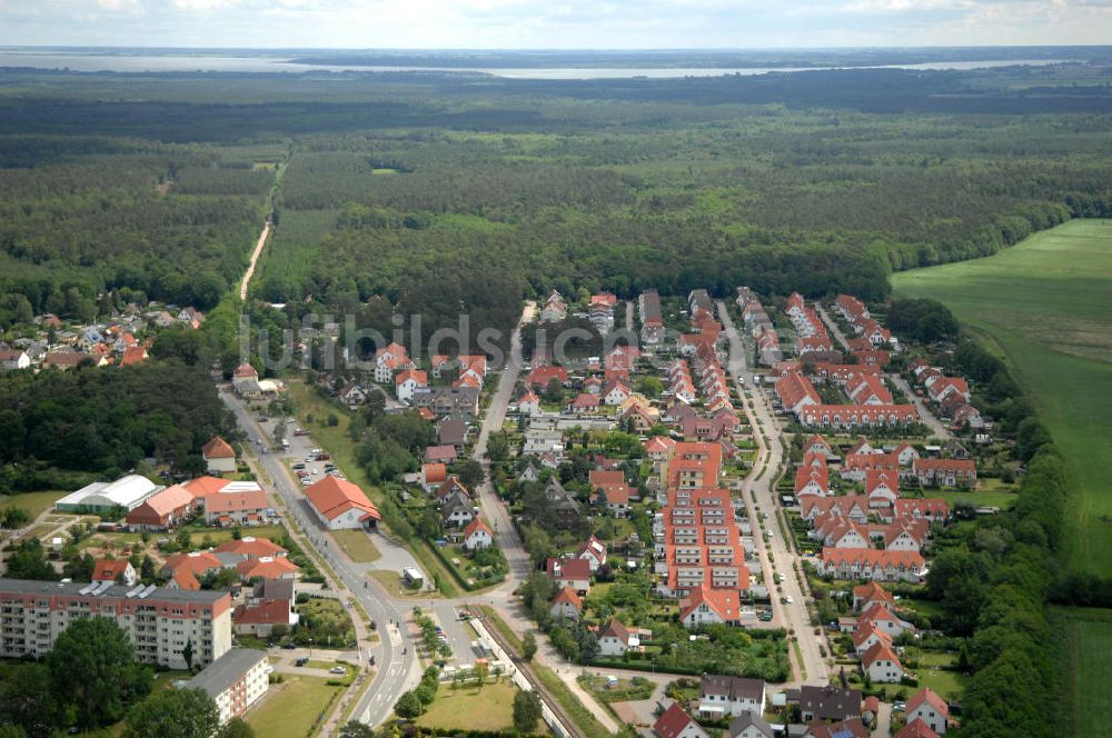 Ostseebad Graal-Müritz von oben - Wohngebiet Koppenheide der HAWO Bauträger KG in unmittelbarer Strandnähe im Ostseeheilbad Graal-Müritz