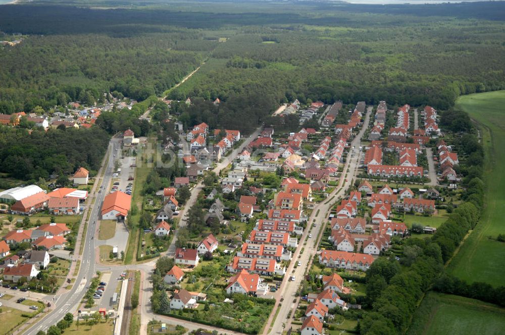 Luftaufnahme Ostseebad Graal-Müritz - Wohngebiet Koppenheide der HAWO Bauträger KG in unmittelbarer Strandnähe im Ostseeheilbad Graal-Müritz