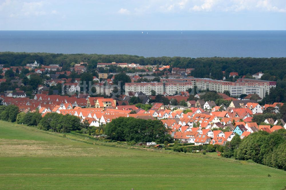 Luftaufnahme Ostseebad Graal-Müritz - Wohngebiet Koppenheide der HAWO Bauträger KG in unmittelbarer Strandnähe im Ostseeheilbad Graal-Müritz