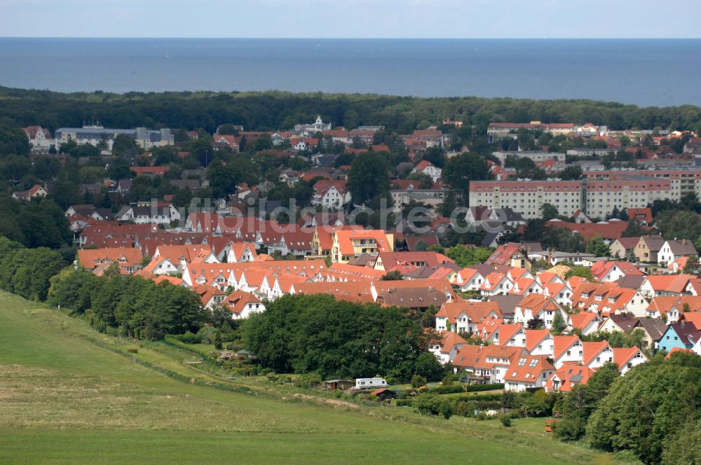 Ostseebad Graal-Müritz aus der Vogelperspektive: Wohngebiet Koppenheide der HAWO Bauträger KG in unmittelbarer Strandnähe im Ostseeheilbad Graal-Müritz