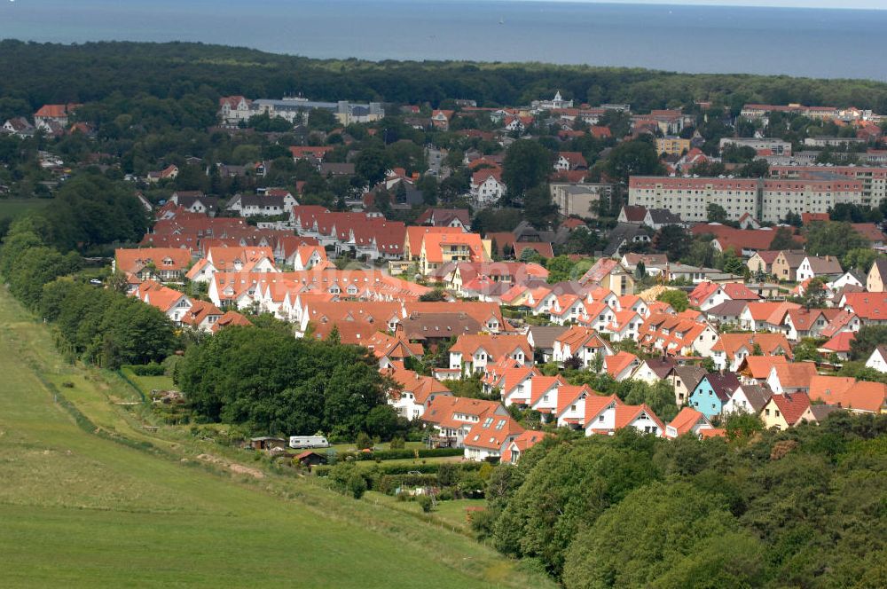 Ostseebad Graal-Müritz von oben - Wohngebiet Koppenheide der HAWO Bauträger KG in unmittelbarer Strandnähe im Ostseeheilbad Graal-Müritz