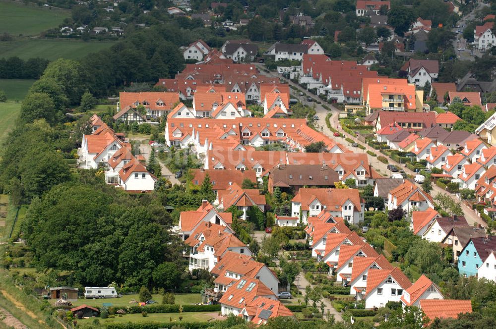 Luftbild Ostseebad Graal-Müritz - Wohngebiet Koppenheide der HAWO Bauträger KG in unmittelbarer Strandnähe im Ostseeheilbad Graal-Müritz