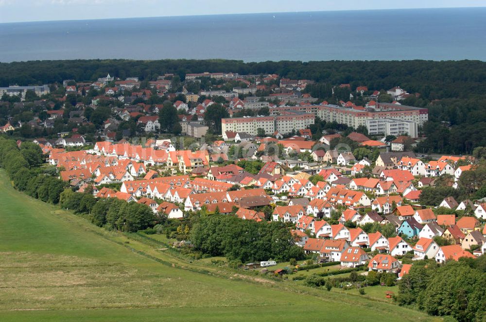 Ostseebad Graal-Müritz aus der Vogelperspektive: Wohngebiet Koppenheide der HAWO Bauträger KG in unmittelbarer Strandnähe im Ostseeheilbad Graal-Müritz