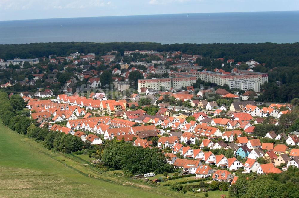 Luftbild Ostseebad Graal-Müritz - Wohngebiet Koppenheide der HAWO Bauträger KG in unmittelbarer Strandnähe im Ostseeheilbad Graal-Müritz