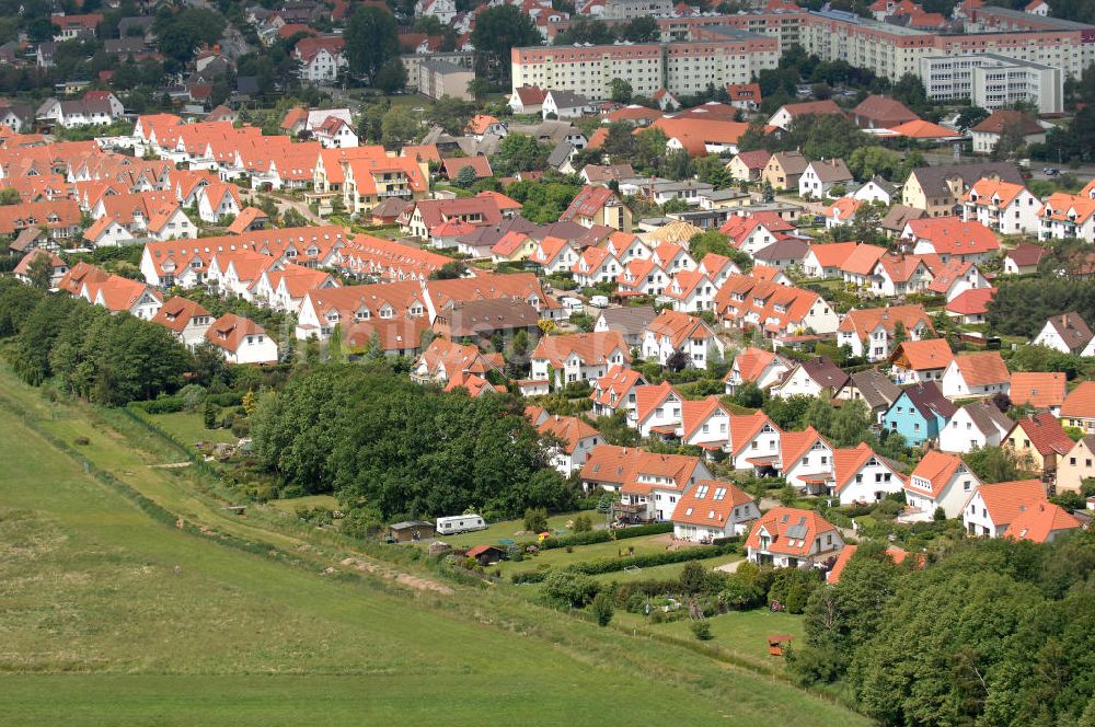 Ostseebad Graal-Müritz von oben - Wohngebiet Koppenheide der HAWO Bauträger KG in unmittelbarer Strandnähe im Ostseeheilbad Graal-Müritz