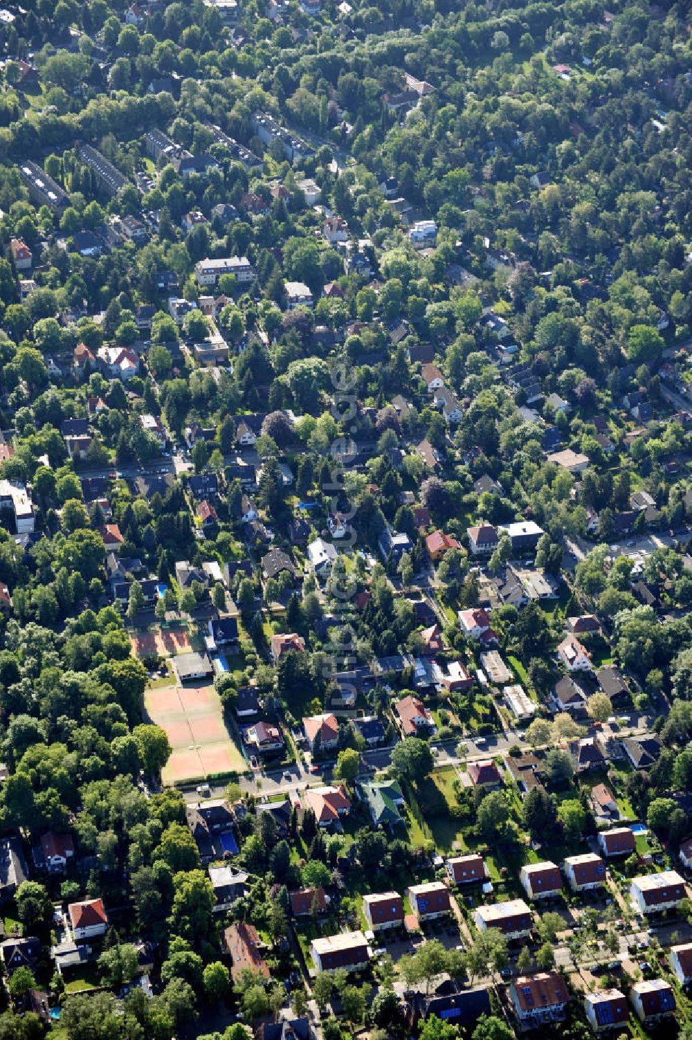 Berlin Lichtenrade aus der Vogelperspektive: Wohngebiet in Lichtenrade