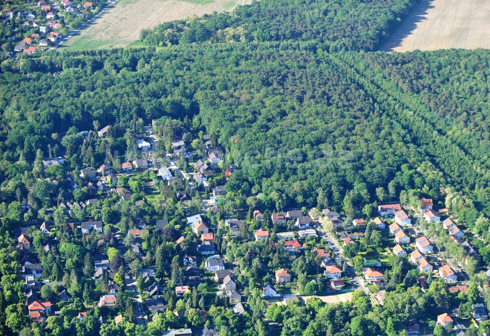 Luftaufnahme Berlin Lichtenrade - Wohngebiet in Lichtenrade