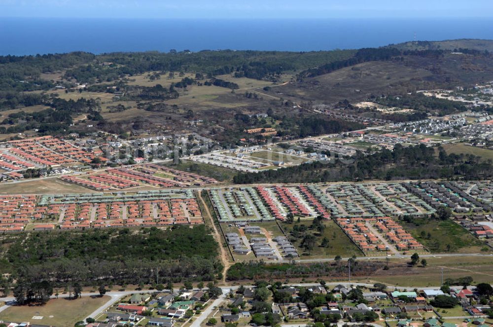 Port Elizabeth von oben - Wohngebiet in Lorraine in Port Elizabeth