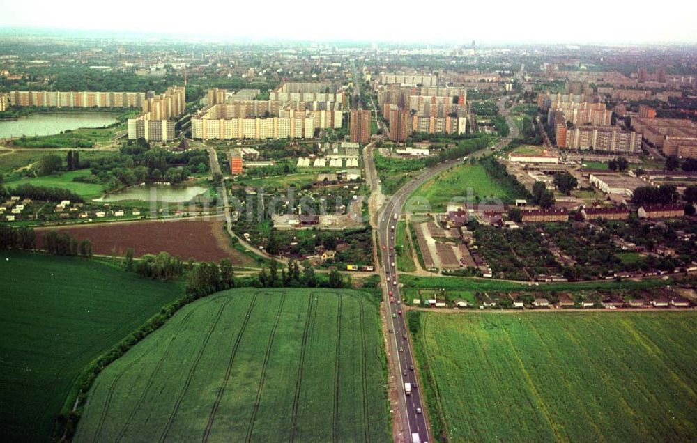 Magdeburg / Sachsen - Anhalt von oben - Wohngebiet Magdeburg / Olvenstedt.