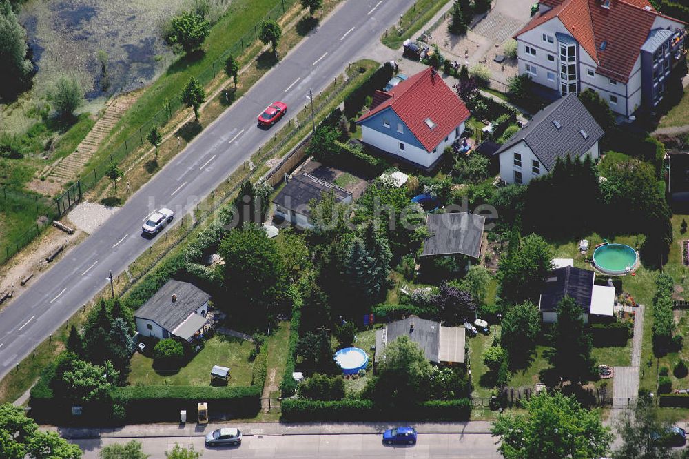 Berlin Mahlsdorf aus der Vogelperspektive: Wohngebiet Mahlsdorf