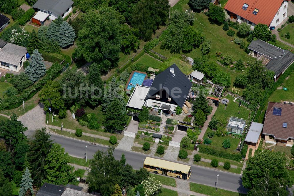 Luftbild Berlin - Wohngebiet Mahlsdorf / Musikerviertel