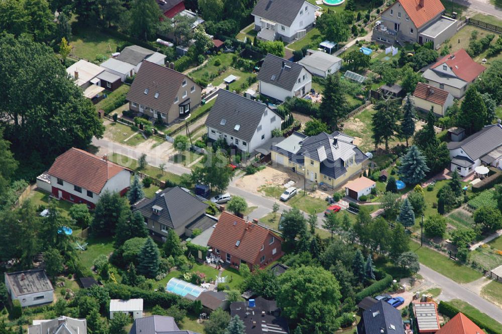 Luftbild Berlin - Wohngebiet Mahlsdorf / Musikerviertel