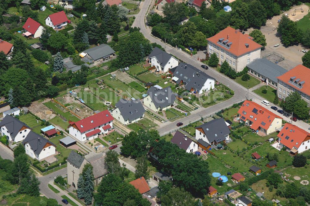 Luftaufnahme Berlin Mahldorf - Wohngebiet Mahlsdorf Nordost