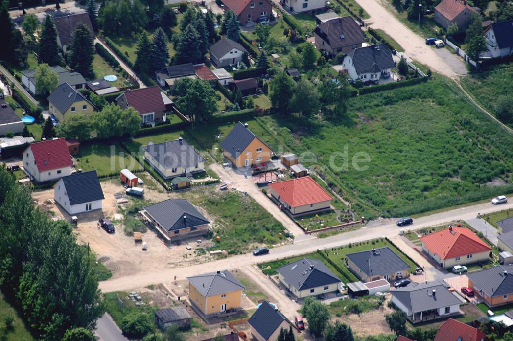 Berlin Mahldorf aus der Vogelperspektive: Wohngebiet Mahlsdorf Nordost